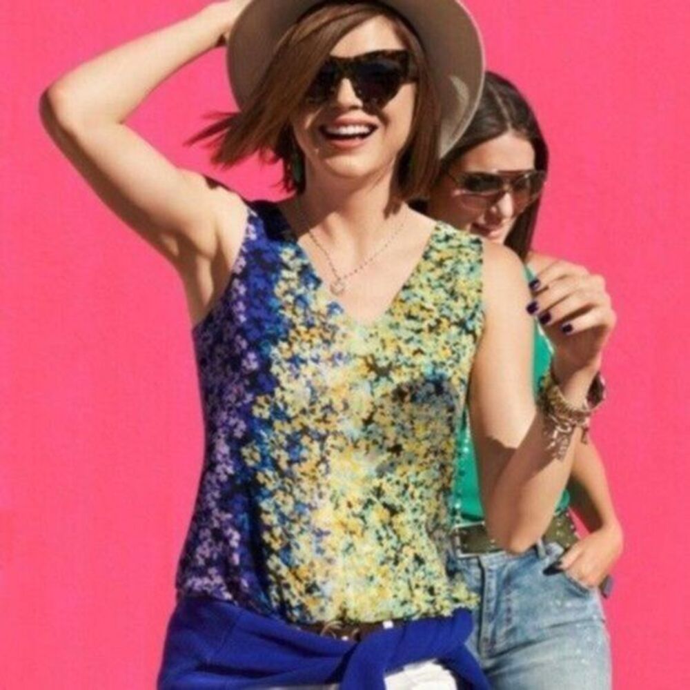 CAbi Merry Go Round Bright Colored Tank Top